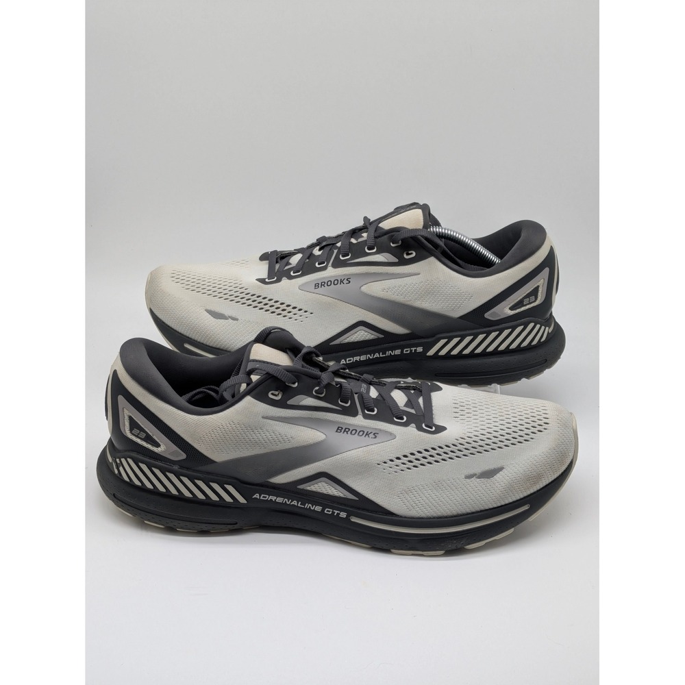 Brooks Adrenaline GTS 23 Men's 15D Gray Running Shoes Support Sneakers 110391